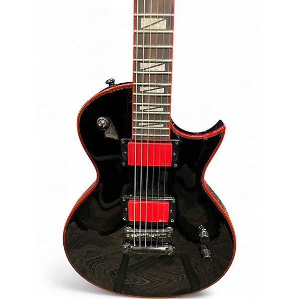 Used 2017 ESP Ltd gh600nt Black Solid Body Electric Guitar