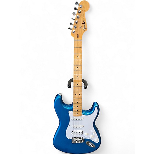 Used Fender Standard Stratocaster Blue Solid Body Electric Guitar
