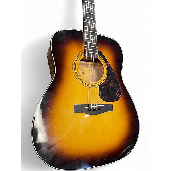 Used Yamaha F335 2 Tone Sunburst Acoustic Guitar