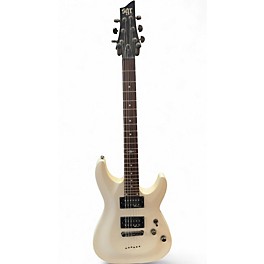 Used Schecter C-1 SGR White Solid Body Electric Guitar