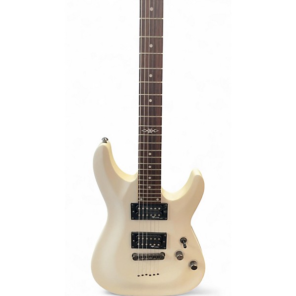 Used Schecter C-1 SGR White Solid Body Electric Guitar