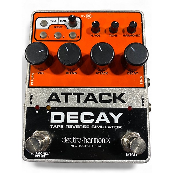 Used Electro-Harmonix Attack Decay Effect Pedal