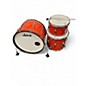 Used Ludwig 3 Piece Club Date USA Fab Limited Edition Mod Orange Drum Kit
