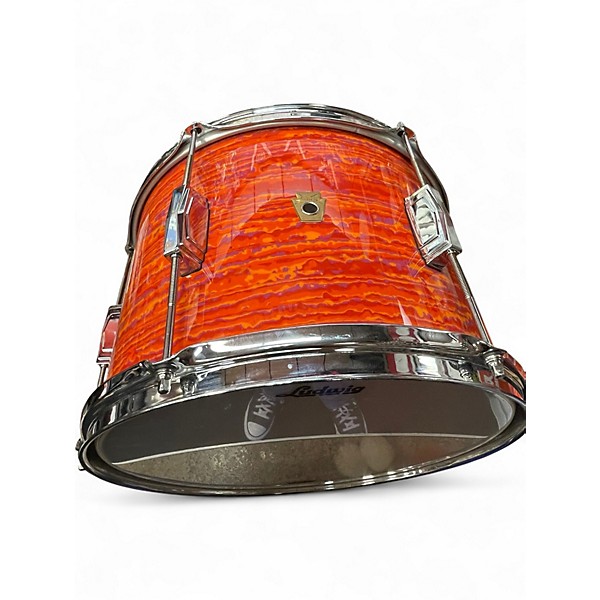 Used Ludwig 3 Piece Club Date USA Fab Limited Edition Mod Orange Drum Kit