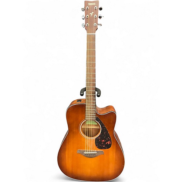 Used Yamaha FGX800C Tobacco Burst Acoustic Electric Guitar