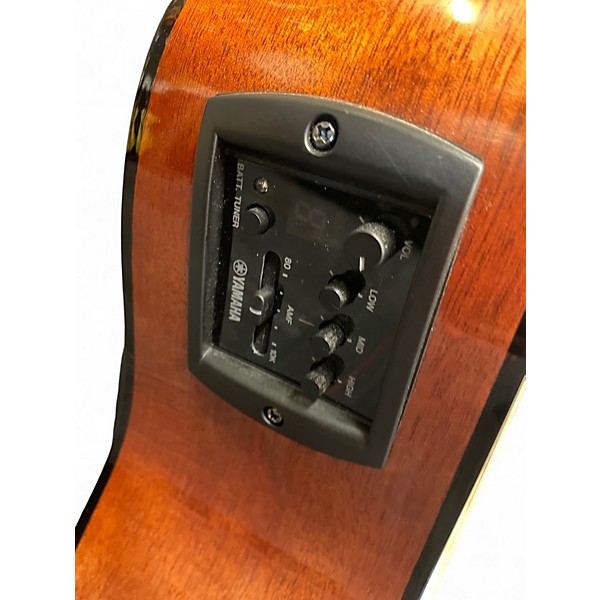 Used Yamaha FGX800C Tobacco Burst Acoustic Electric Guitar