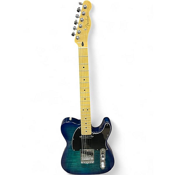Used Fender Player Plus Telecaster Plus Top Blue Burst Solid Body Electric Guitar