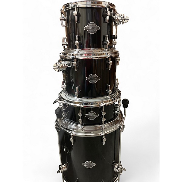 Used SONOR 5 Piece Select Force Studio 5 Piece Black Drum Kit