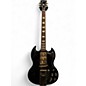 Used Gibson 3 PICK UP SG Black and Gold Solid Body Electric Guitar thumbnail
