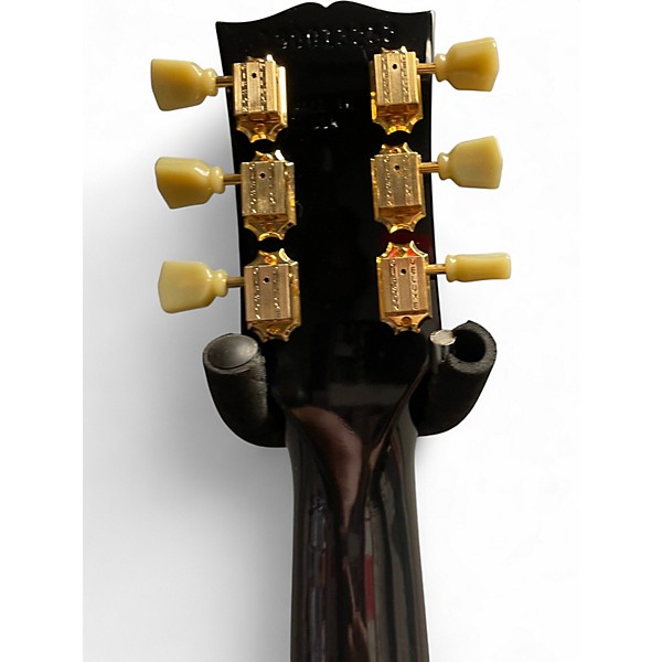 Used Gibson 3 PICK UP SG Black and Gold Solid Body Electric Guitar