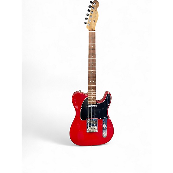 Used Fender American Standard Telecaster Trans Crimson Red Solid Body Electric Guitar