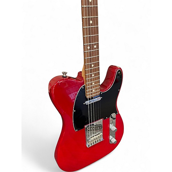 Used Fender American Standard Telecaster Trans Crimson Red Solid Body Electric Guitar