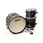 Used Ludwig 3 Piece USA Classic Maple Black Oyster Pearl Drum Kit