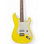 Used Fender Tom Delonge Signature Stratocaster Graffiti Yellow Solid Body Electric Guitar