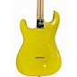 Used Fender Tom Delonge Signature Stratocaster Graffiti Yellow Solid Body Electric Guitar