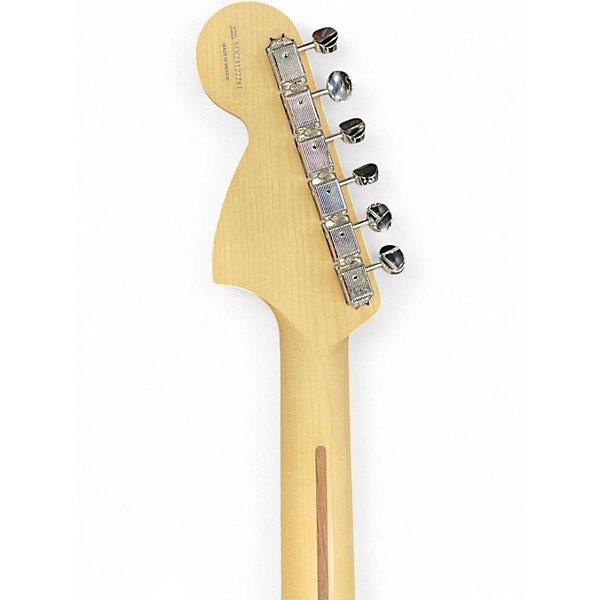 Used Fender Tom Delonge Signature Stratocaster Graffiti Yellow Solid Body Electric Guitar