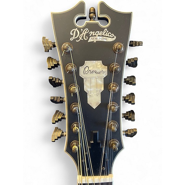 Used D'Angelico DAPG212CRBAP Brown 12 String Acoustic Electric Guitar
