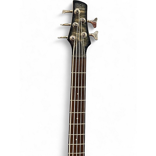 Used Ibanez SR305 5 String Quilt Charcoal Electric Bass Guitar