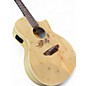 Used Luna WL BAMBOO GAE Natural Acoustic Electric Guitar