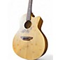 Used Luna WL BAMBOO GAE Natural Acoustic Electric Guitar