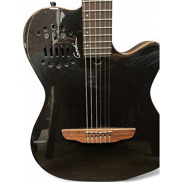 Used Godin Multiac Black Classical Acoustic Electric Guitar