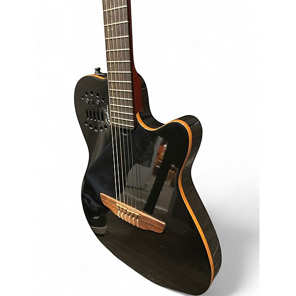 Used Godin Multiac Black Classical Acoustic Electric Guitar