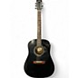 Used Samick DM1BK Black Acoustic Guitar thumbnail