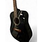 Used Samick DM1BK Black Acoustic Guitar