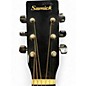 Used Samick DM1BK Black Acoustic Guitar