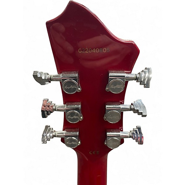 Used Hagstrom Tremar Viking Deluxe Transparent Wild Cherry Hollow Body Electric Guitar