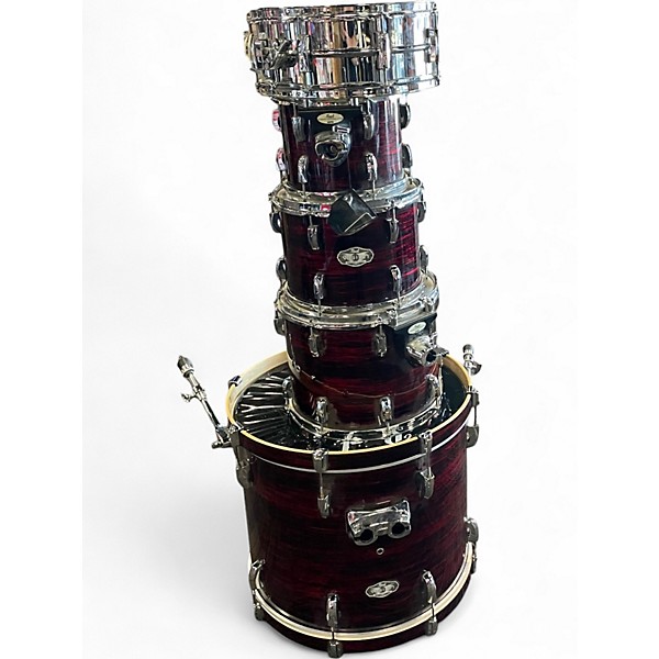 Used Pearl 5 Piece Vision Ruby Drum Kit