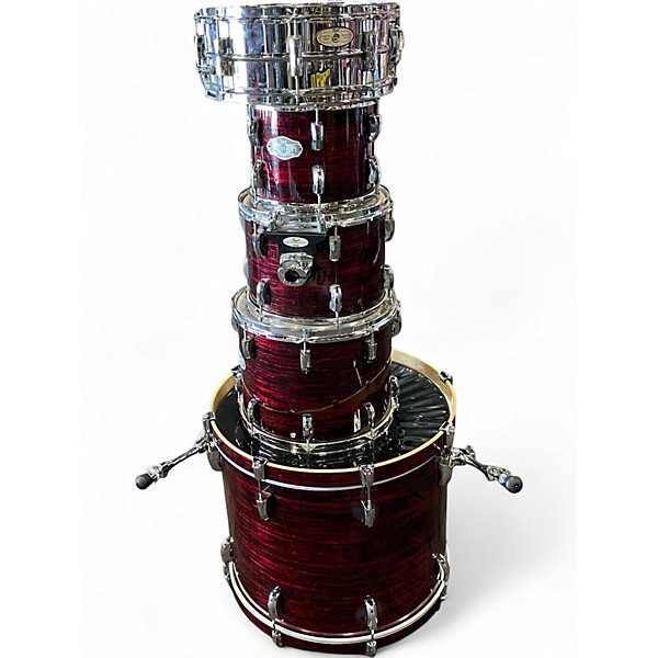 Used Pearl 5 Piece Vision Ruby Drum Kit