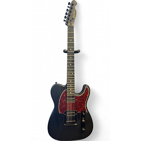 Used Harley Benton TE-20HH SBK Standard Series Satin Black Solid Body Electric Guitar