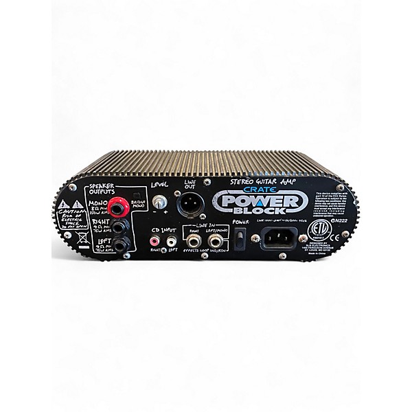 Used Crate Power Block CPB150 Solid State Guitar Amp Head