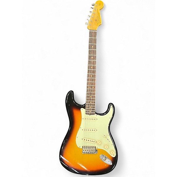 Used 2018 Fender 1964 Journeyman Relic Stratocaster Faded 3-Color Sunburst Solid Body Electric Guitar
