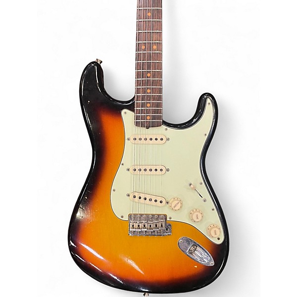Used 2018 Fender 1964 Journeyman Relic Stratocaster Faded 3-Color Sunburst Solid Body Electric Guitar