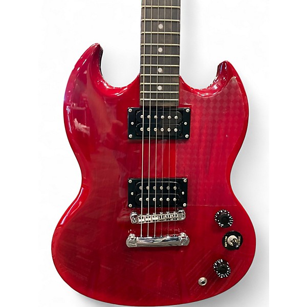 Used Epiphone SG Special Bolt On Trans Red Solid Body Electric Guitar