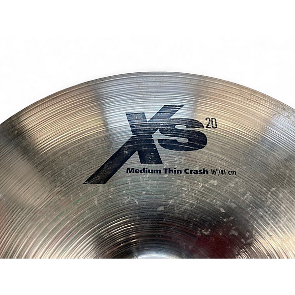 Used SABIAN 16in XS20 Medium Thin Crash Cymbal