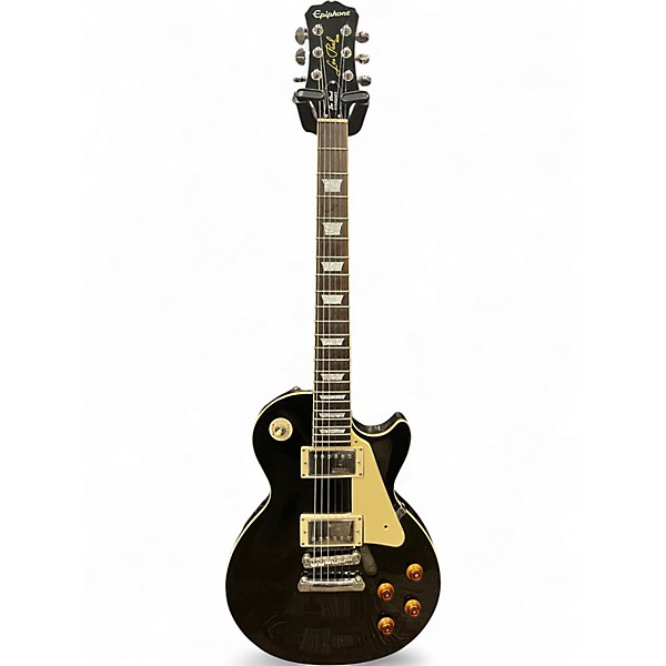 Used Epiphone Les Paul Standard Black Solid Body Electric Guitar