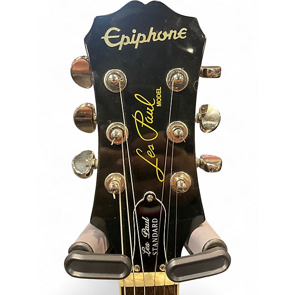 Used Epiphone Les Paul Standard Black Solid Body Electric Guitar