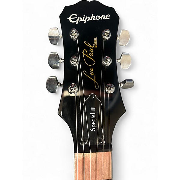 Used Epiphone Les Paul Special II BLACK Solid Body Electric Guitar