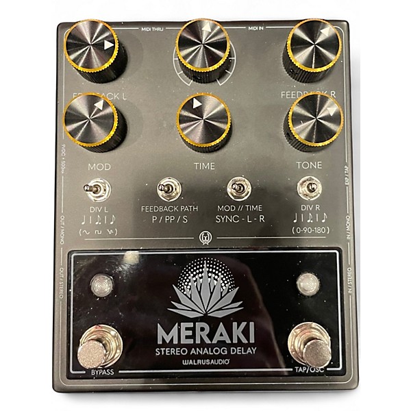 Used Walrus Audio Meraki Black Edition Effect Pedal