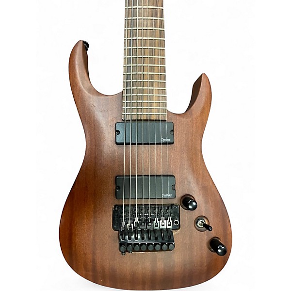 Used Agile Septor 827 8 String Mahogany Solid Body Electric Guitar