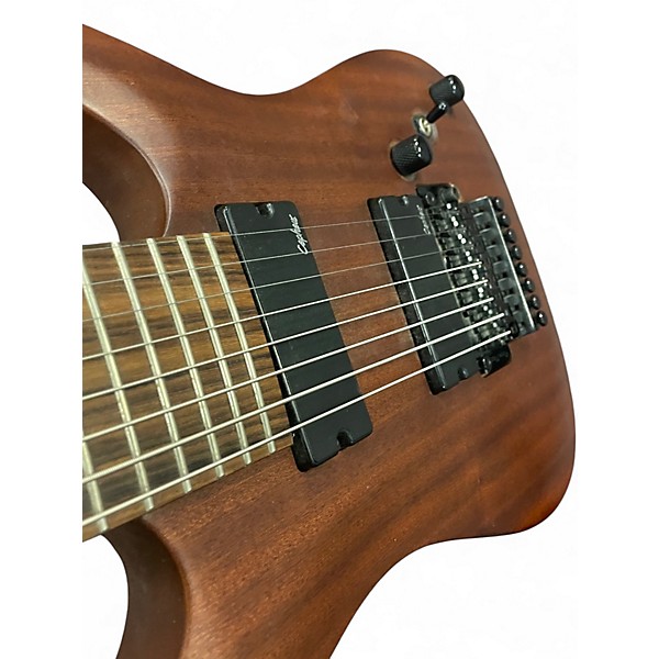 Used Agile Septor 827 8 String Mahogany Solid Body Electric Guitar