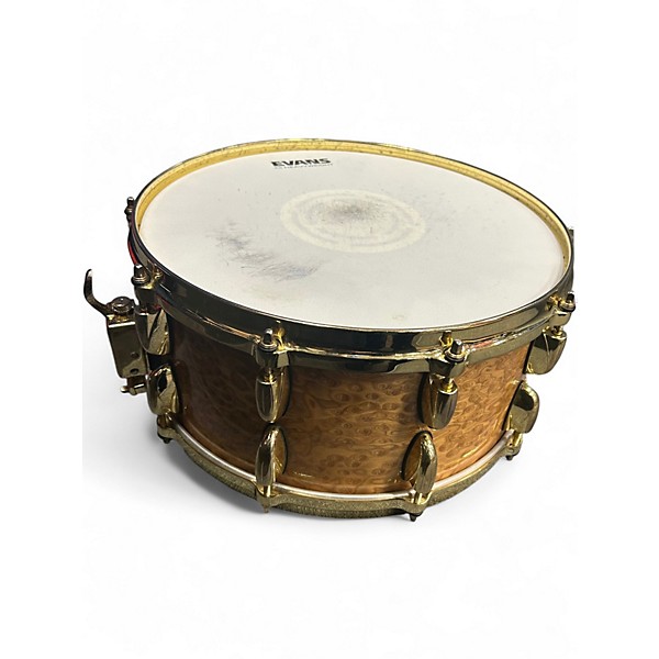 Used Gretsch Drums 14in Red Camphor 14x6.5 Maple Drum