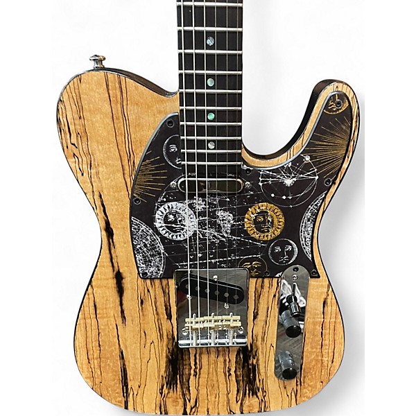 Used Reuter Guitars Spalted Maple Tele Spalted Maple Solid Body Electric Guitar