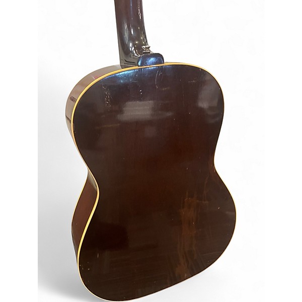 Vintage 1968 Gibson LG1 Cherry Sunburst Acoustic Electric Guitar
