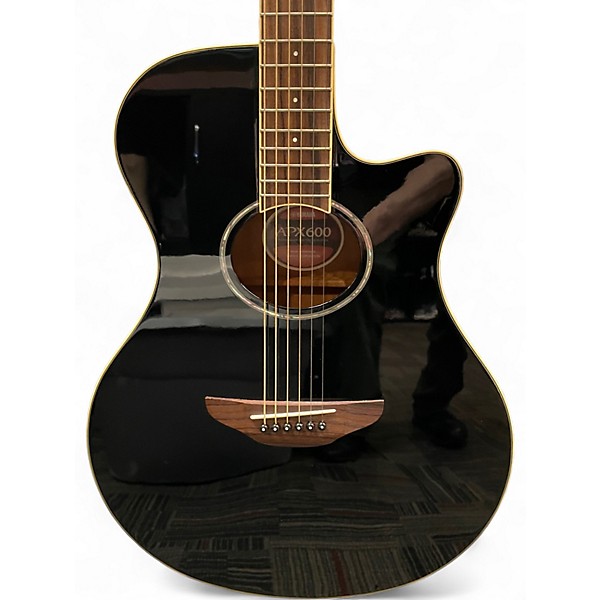 Used Yamaha APX600 Black Acoustic Electric Guitar