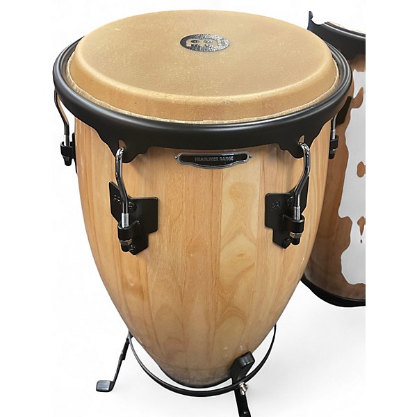Used MEINL Headliner Series Conga Set with Height Adjustable Basket Stands Natural Conga