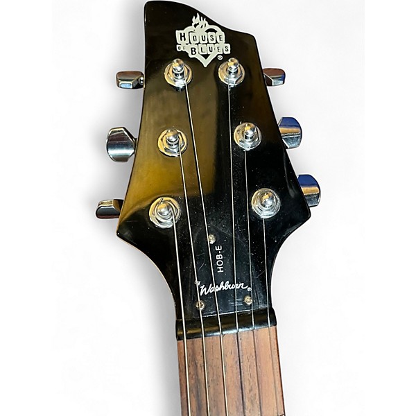 Used House of Blues HOB-E Black Solid Body Electric Guitar